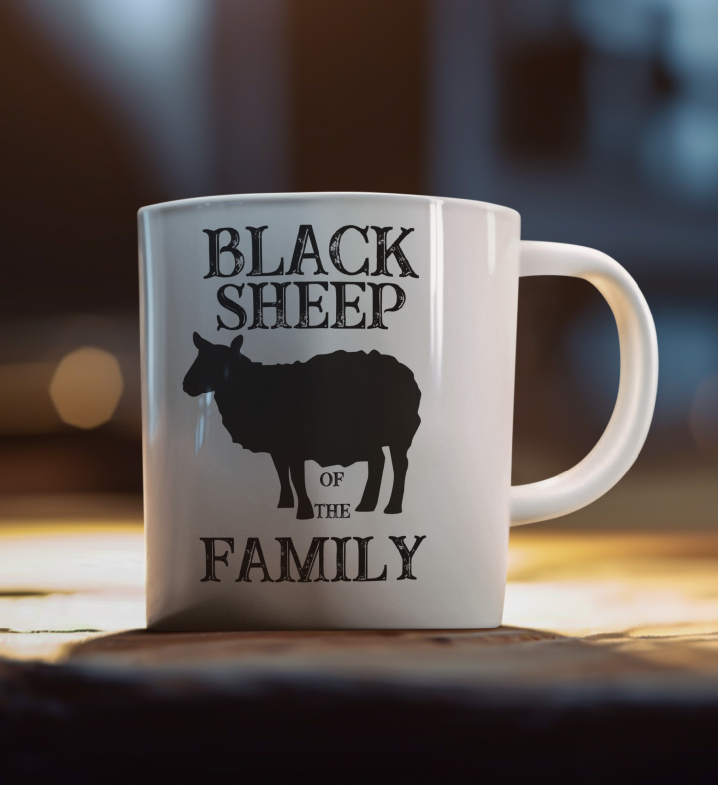 Black Sheep Of The Family Personalised Mug