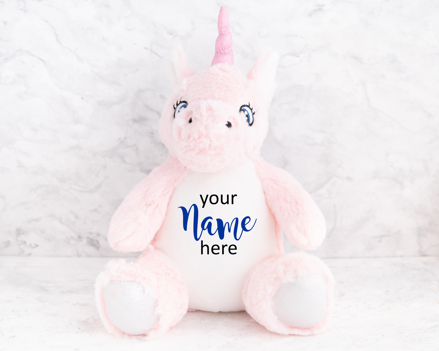Personalised Embroidered Unicorn Bear