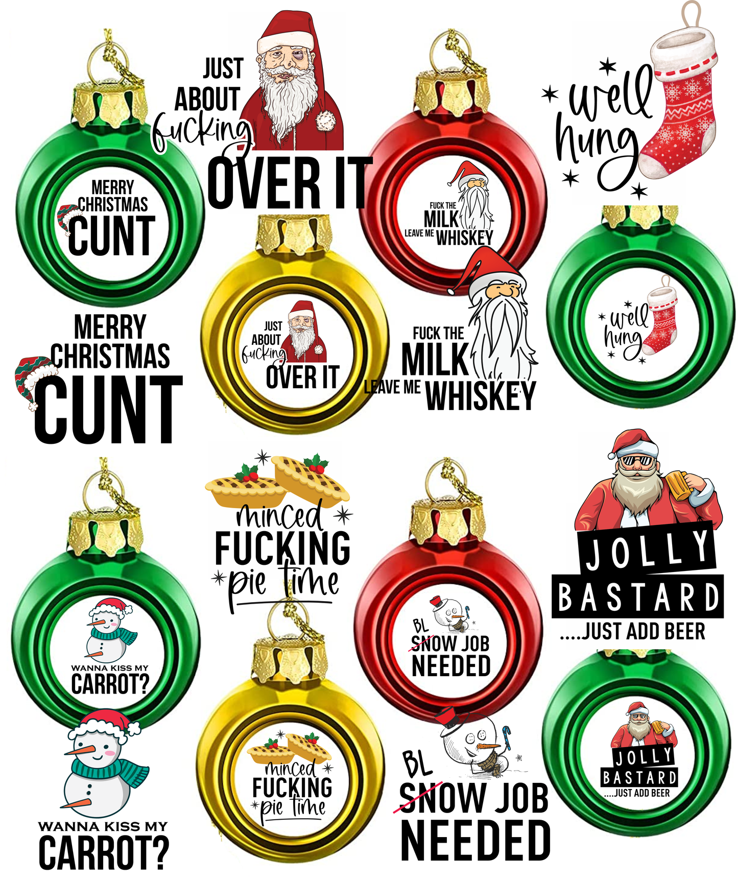 Naughty Adult Baubles