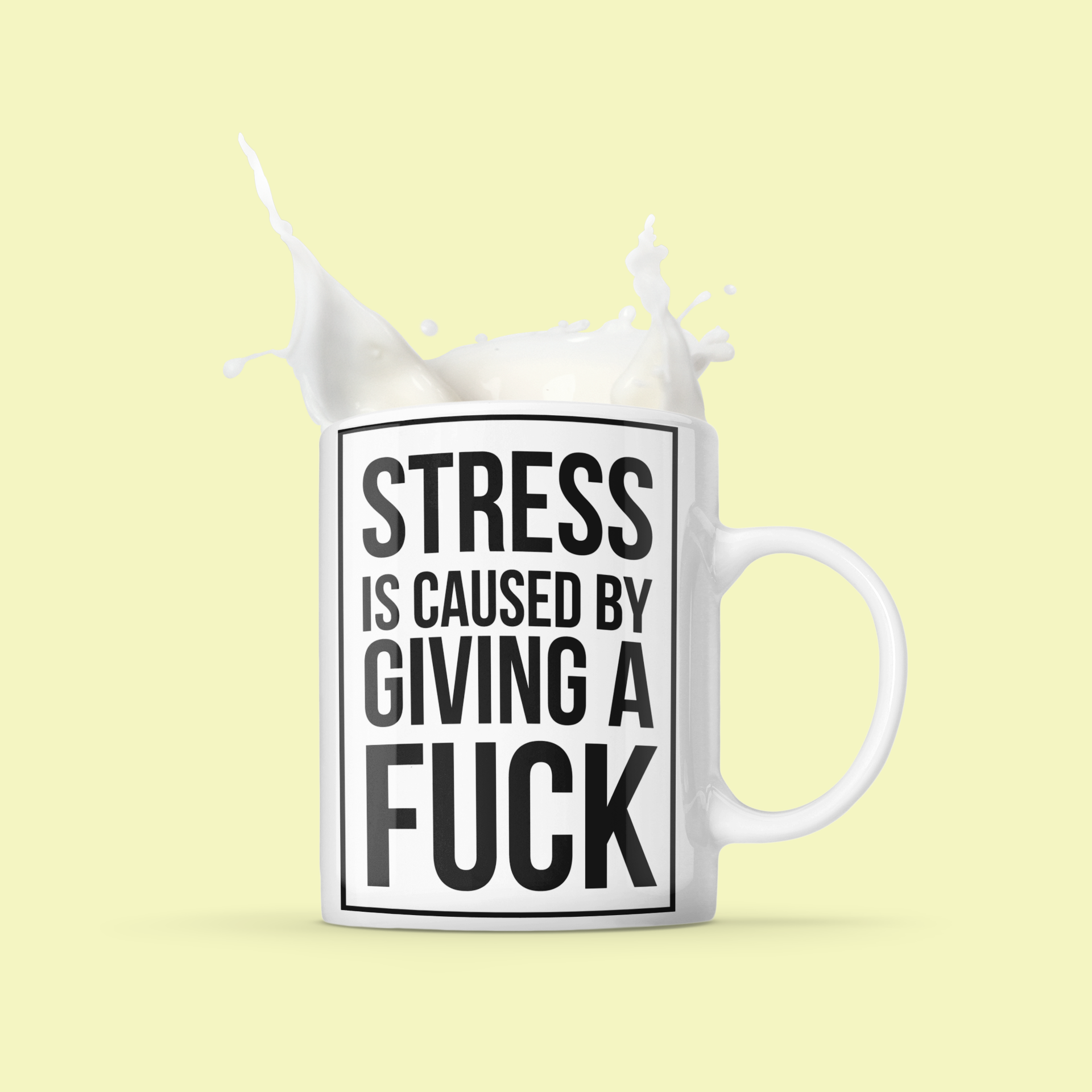 STRESS FUNNY MUG