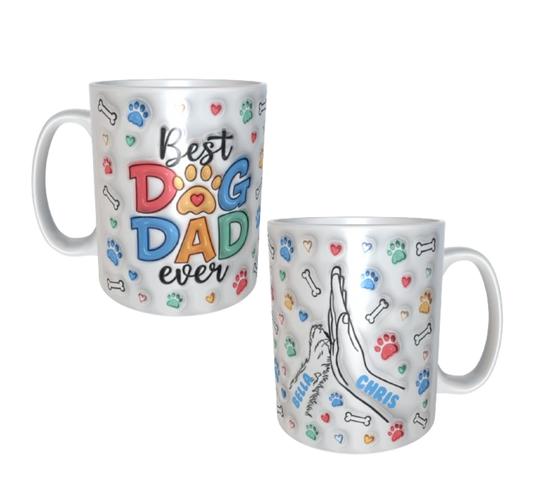 Dog Dad personalised mug