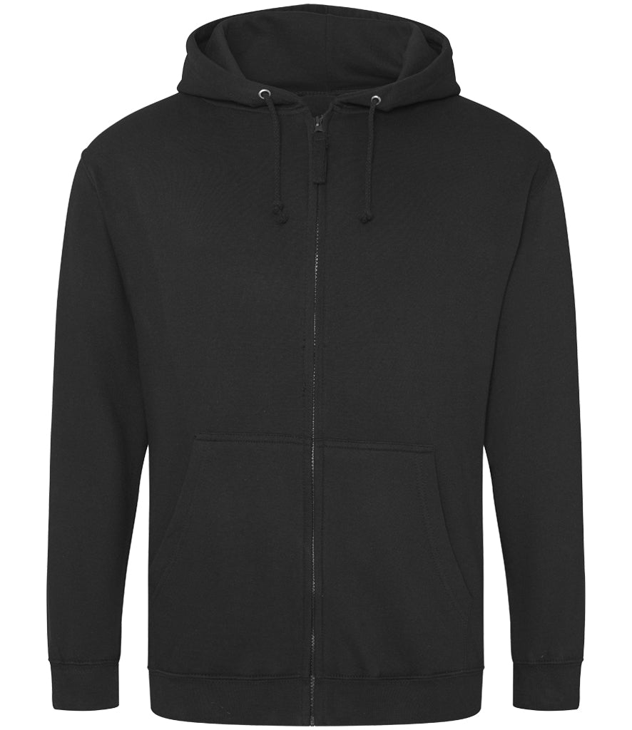 Adult zip hoodie Black