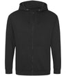 Adult zip hoodie Black