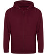 Adult zip hoodie Burgundy