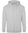 Adult zip hoodie Heather Grey