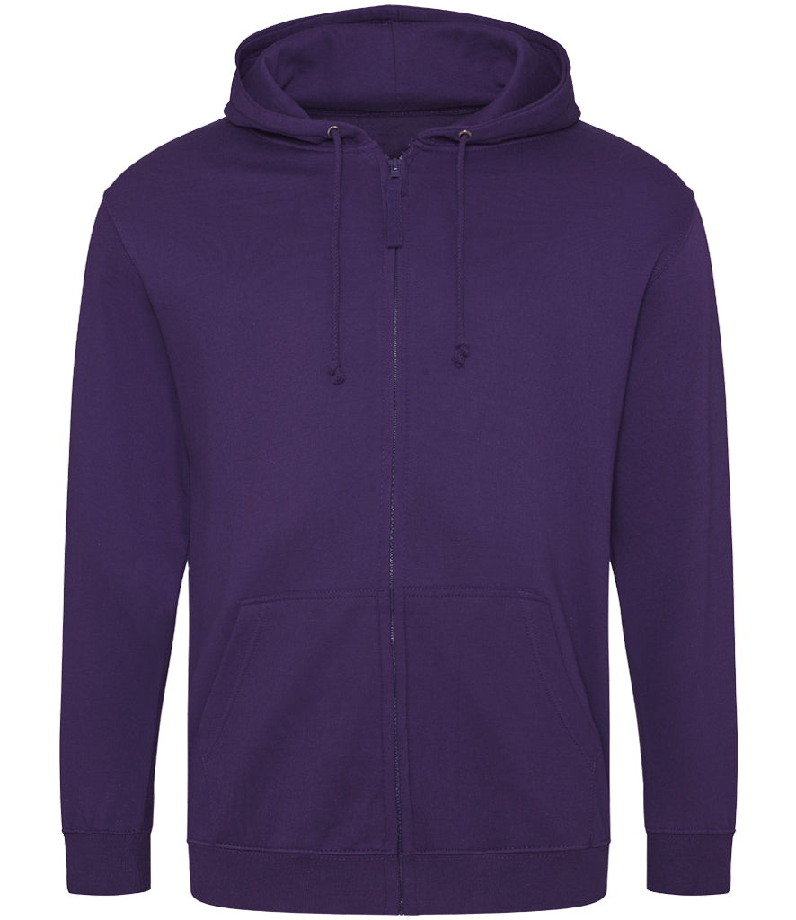Adult zip hoodie Purple
