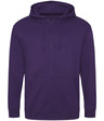 Adult zip hoodie Purple