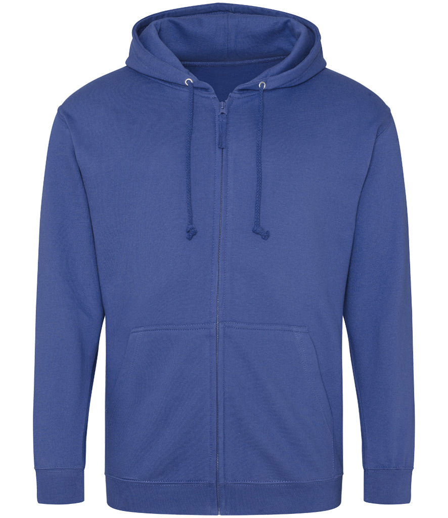 Adult zip hoodie Royal Blue