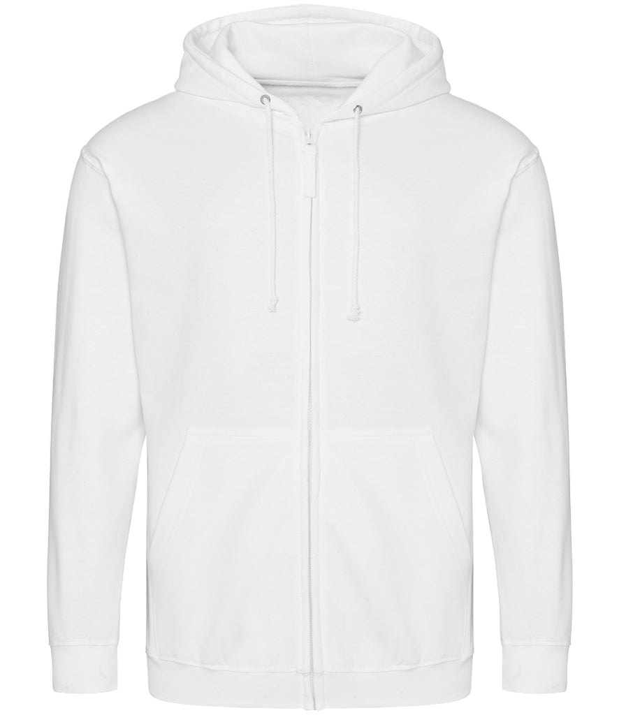 Adult zip hoodie White
