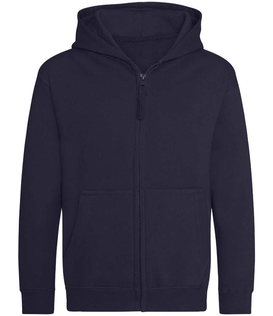 Navy kids zip hoodie