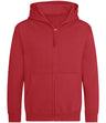 Red kids zip hoodie
