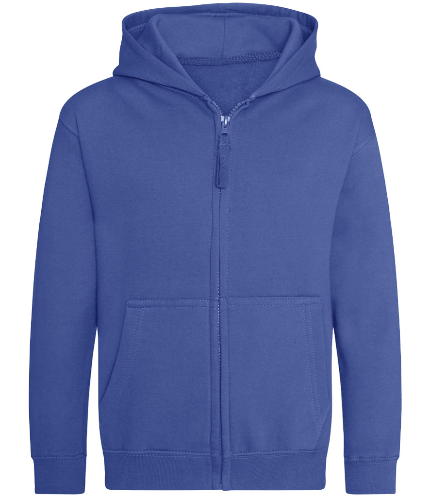 Royal Blue kids zip hoodie