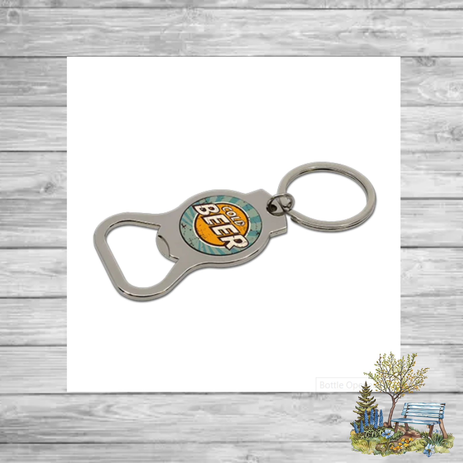 Personalised Bottle Opener Keyring Fun Printz