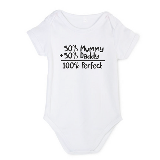 100% perfect baby grow