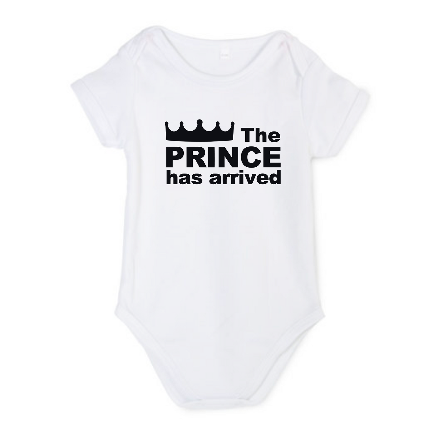 The Prince Has Arrived Baby Grow